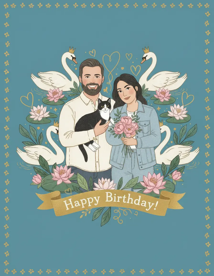 Birthday card example